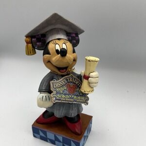 Jim Shore Congrats Grad Minnie Mouse 4038488 RARE Disney‎